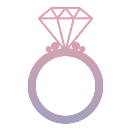 Diamond ring icon