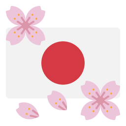 bandera de japón icono