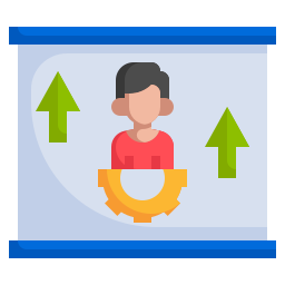 plano de desenvolvimento Ícone