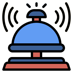 campana del hotel icono