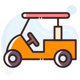 Golf cart icon