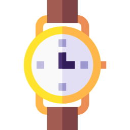 reloj de pulsera icono