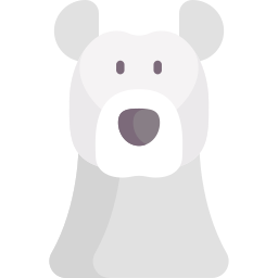 oso polar icono