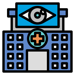 Eye clinic icon