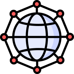 wereldwijde verbinding icoon