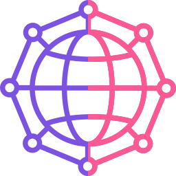 connessione globale icona