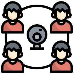 그룹 회의 icon