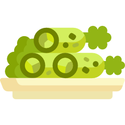 rouleaux de salade Icône