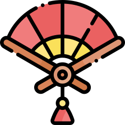 Paper fan icon