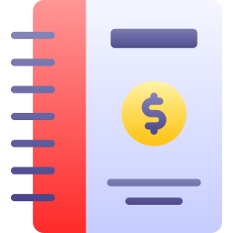 Accounting book icon