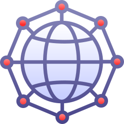 connessione globale icona