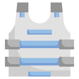 Protector vest icon