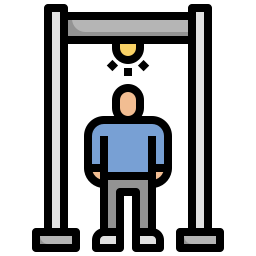 Security gate icon