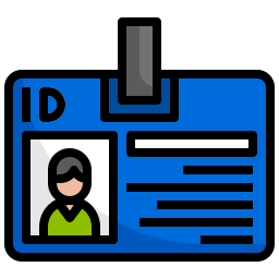 Identification card icon