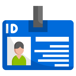 Identification card icon