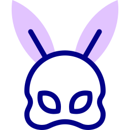 konijn masker icoon