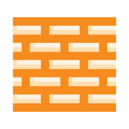 Brick wall icon