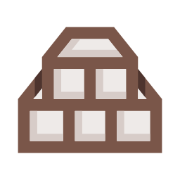 houten blok icoon