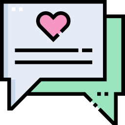 Love message icon