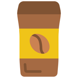 café instantáneo icono
