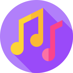 Musical notes icon