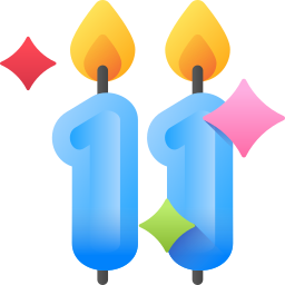 Birthday candle icon