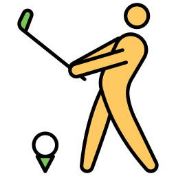 golfeur Icône