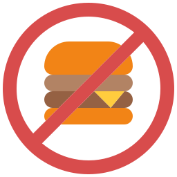 No fast food icon