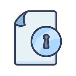 Encrypted data icon