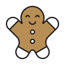 biscuit au gingembre Icône