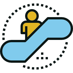 rolltreppe icon