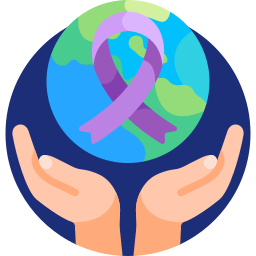 Dia mundial del cancer icono