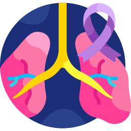 Cáncer de pulmón icono