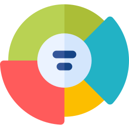 cirkeldiagram icoon