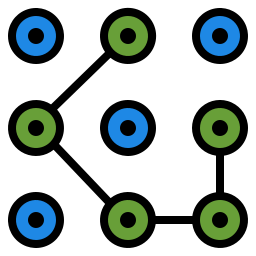 Lock pattern icon