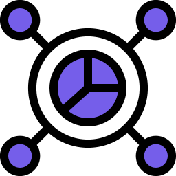 diagramme circulaire Icône