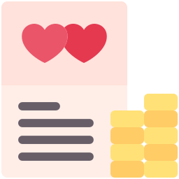 Wedding cost icon