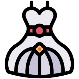 robe de mariée Icône
