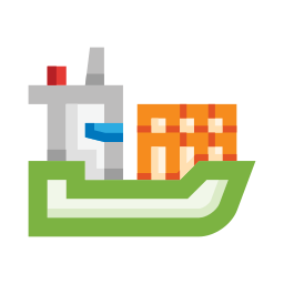 Cargo ship icon