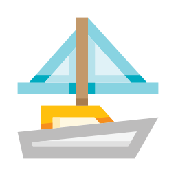 Sail boat icon