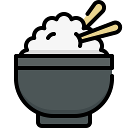 Rice bowl icon