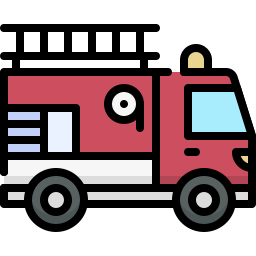 Firefighter car icon