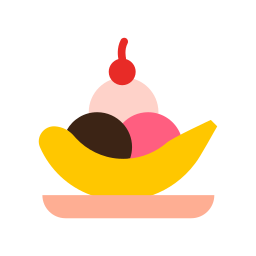 banana split icono