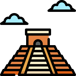 maya piramide icoon