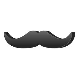 moustaches Icône