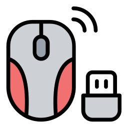 bezprzewodowa mysz ikona
