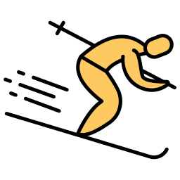 Горнолыжный спорт иконка