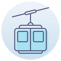 Cable car icon