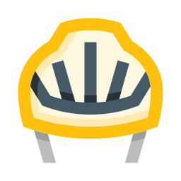casco de bicicleta icono