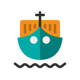 barco de carga icono